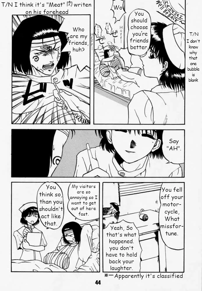 Municipal force Daitenzin + Double intention page 43 featuring hyatt excel saga parody - read online free