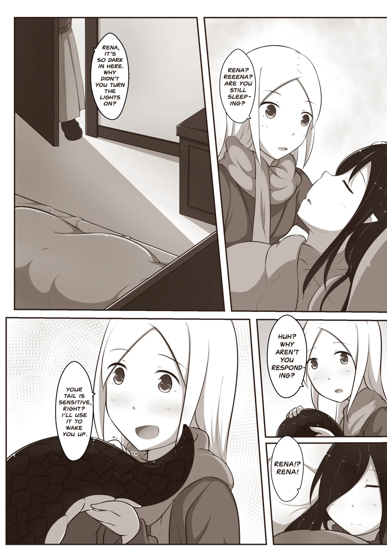 Black and White, You and Me 2 page 13 original parody - transformation monster girl hentai manga - read online free