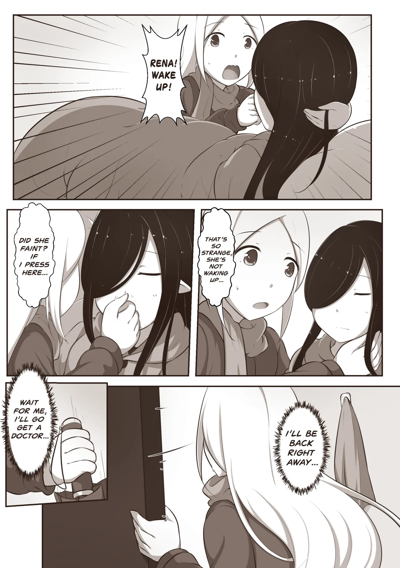 Black and White, You and Me 2 page 14 original parody - transformation monster girl hentai manga - read online free