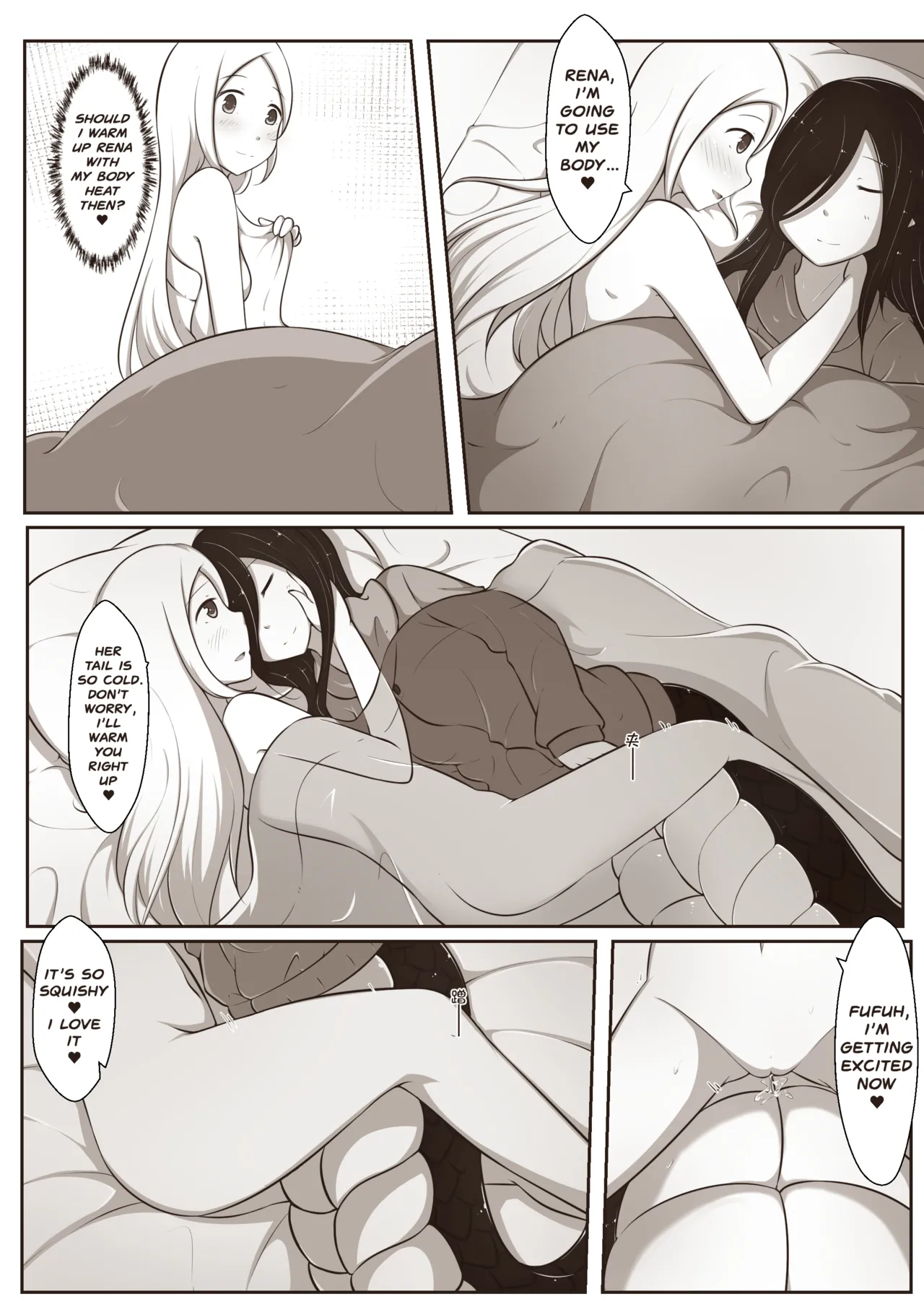 Black and White, You and Me 2 page 18 original parody - transformation monster girl hentai manga - read online free