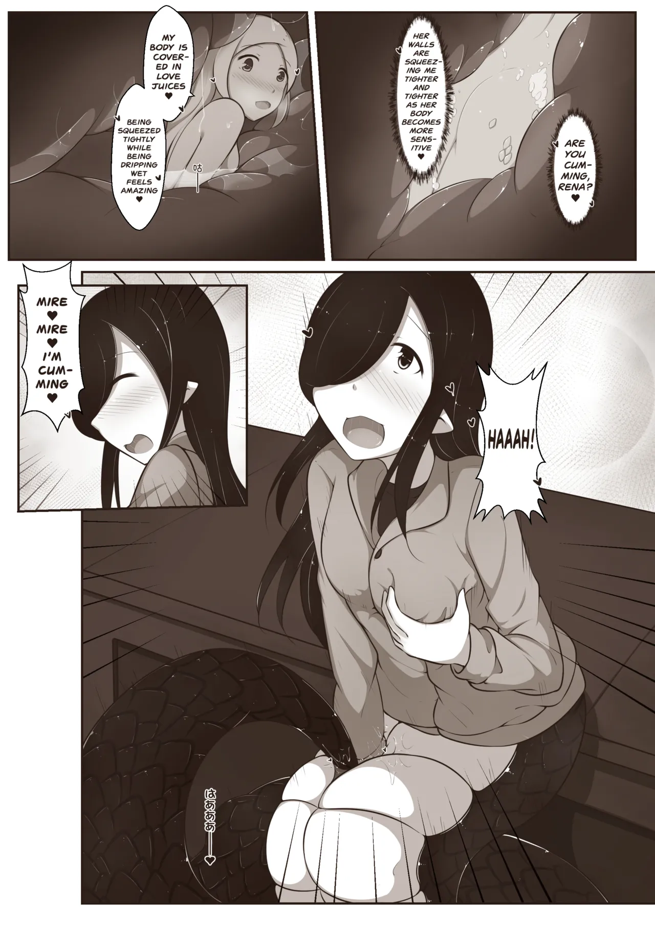 Black and White, You and Me 2 page 34 original parody - transformation monster girl hentai manga - read online free