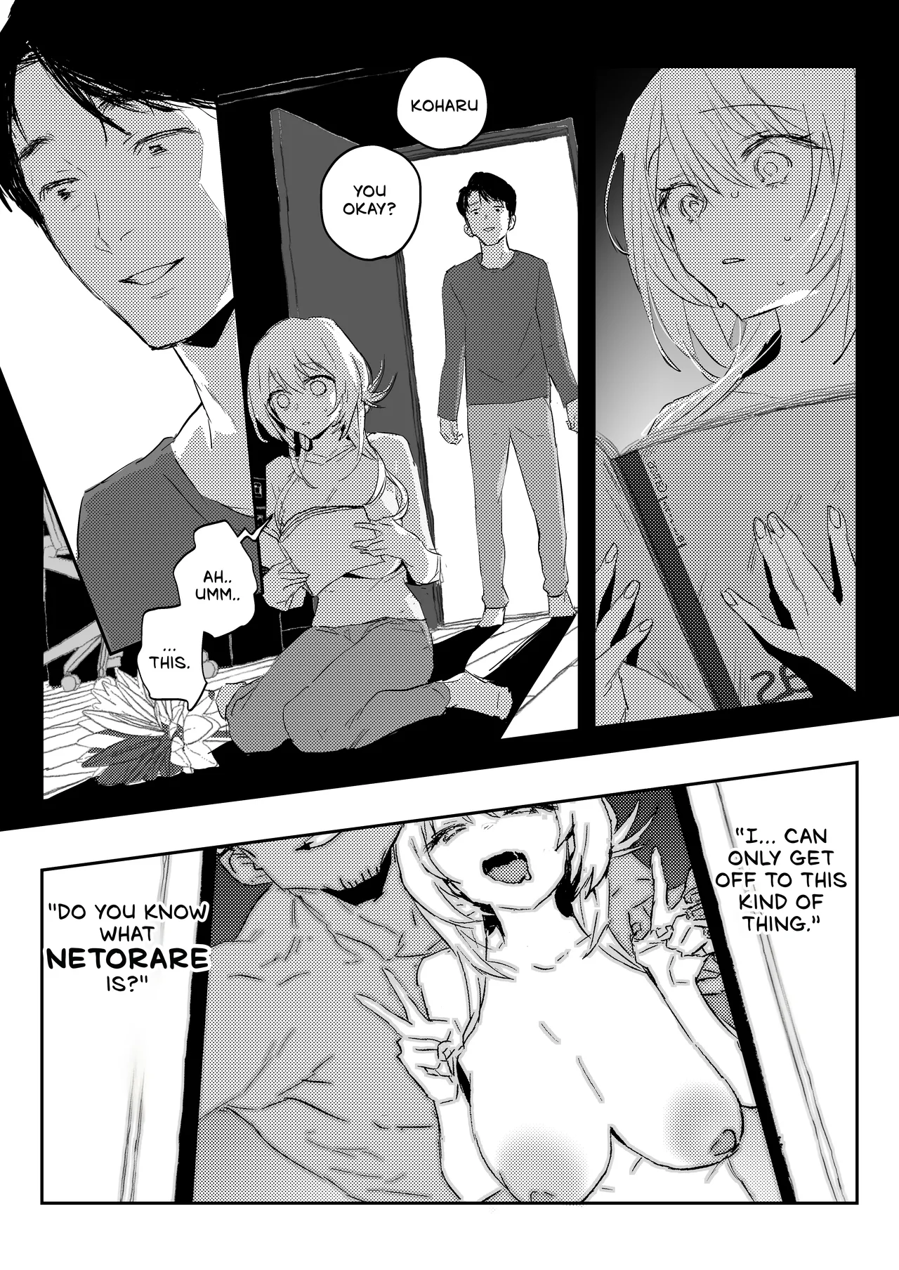 Niizuma no Koharu, Netorase ︱ Newlywed Koharu, Netorase page 53 original parody - squirting big breasts hentai manga - read online free