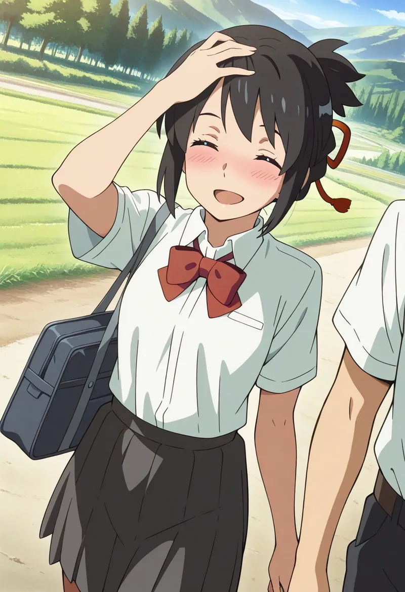 Mitsuha sex in the woods - Page 32