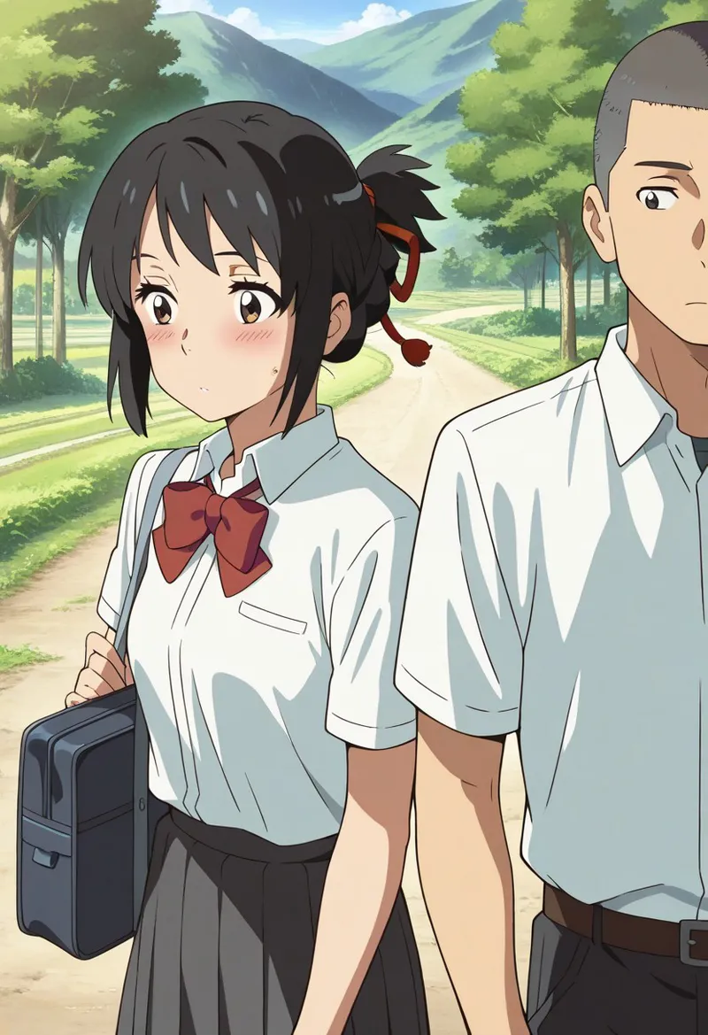 Mitsuha sex in the woods - Page 35
