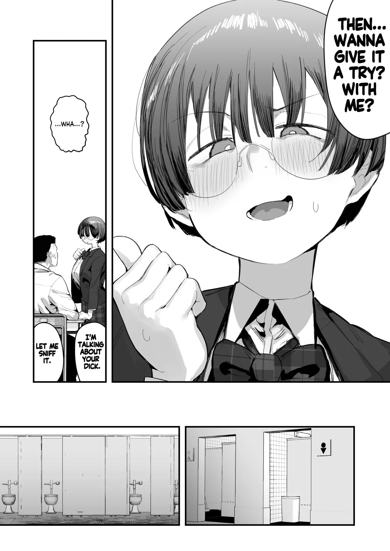 [Anon 2-okunen] Ittai Dou Natte Shimau no ka!? (Chinkasu shuu Okazu ni Onanie Saremasu) | What the hell will happen?! (She's gonna finger herself while sniffing my smegma stench!) [English] [KM_42] [Ongoing] - Page 8