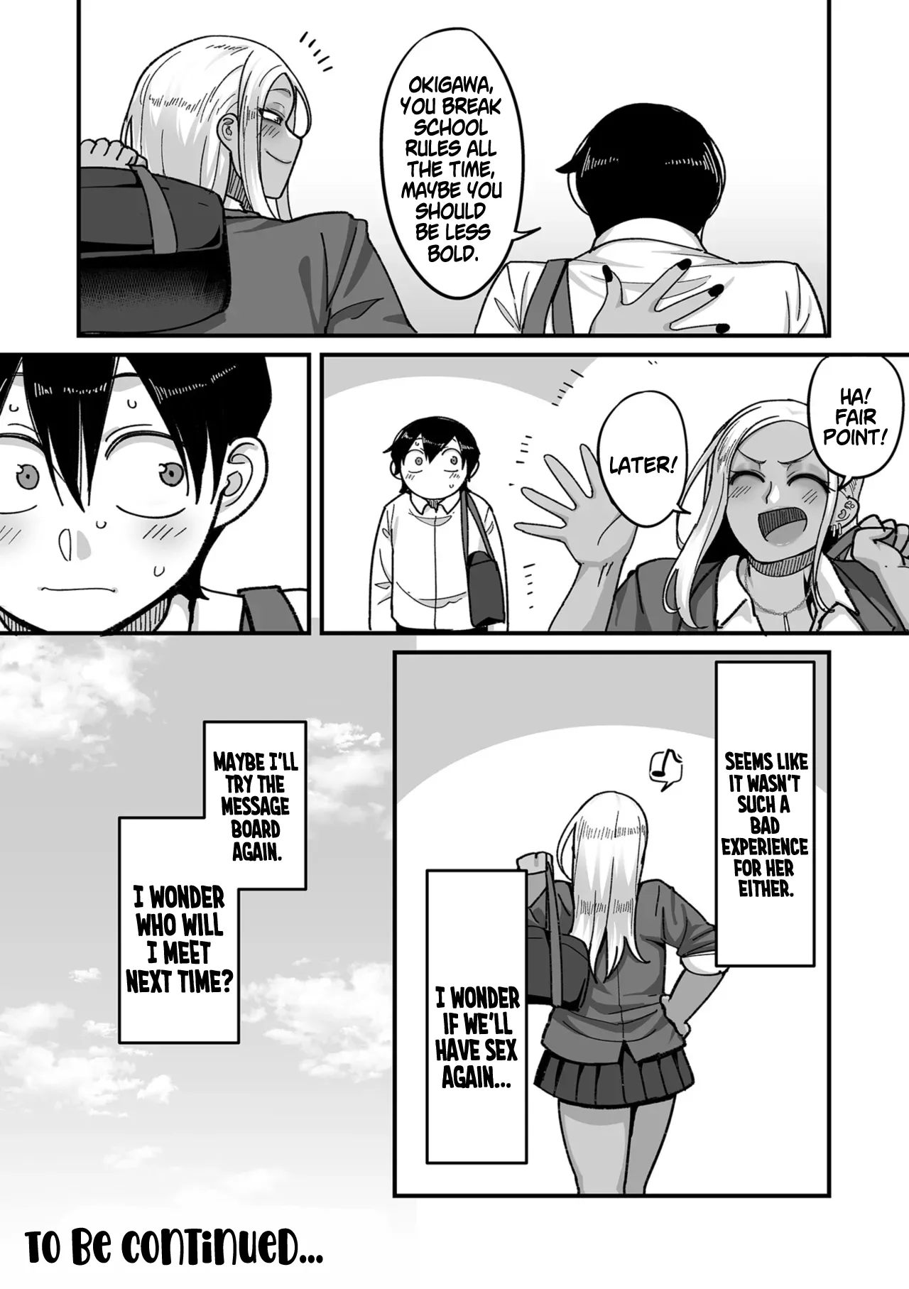 School Prostitution Journal (Comix) - Chapter 1: Kuro Gyaru Delinquent Okigawa - Page 46