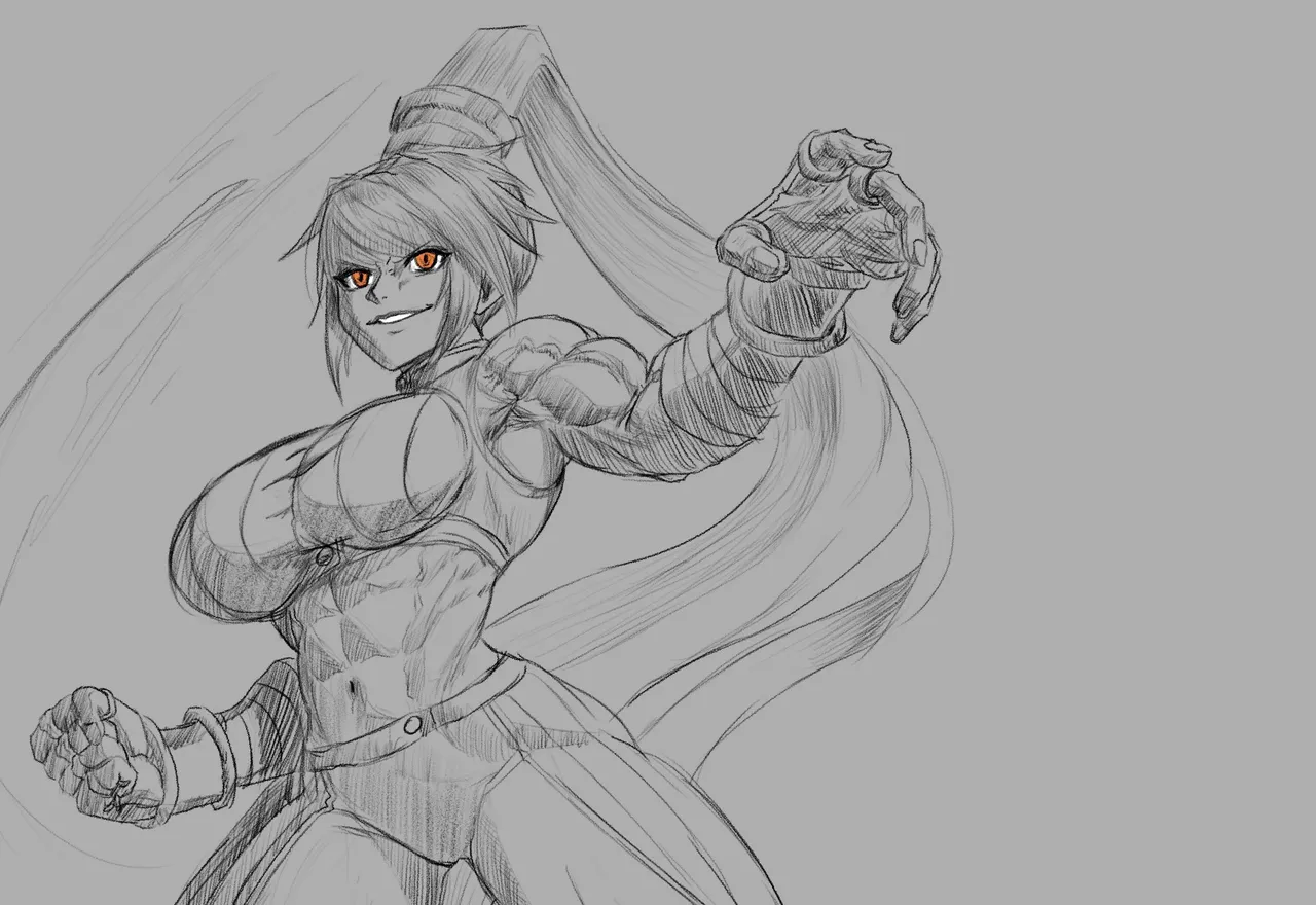 muscle girl art - Page 220