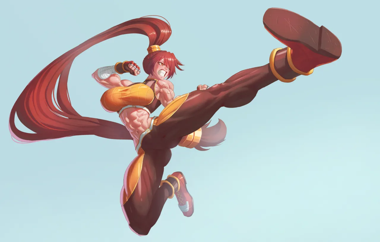 muscle girl art - Page 221