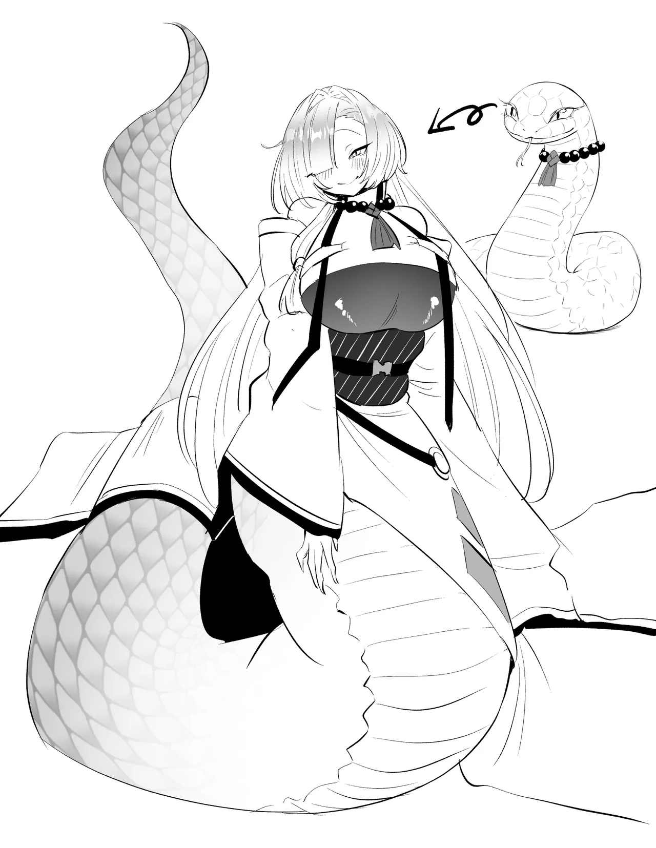 Hebigamisama ni Miirarete | 我被蛇神大人迷住了 - Page 59