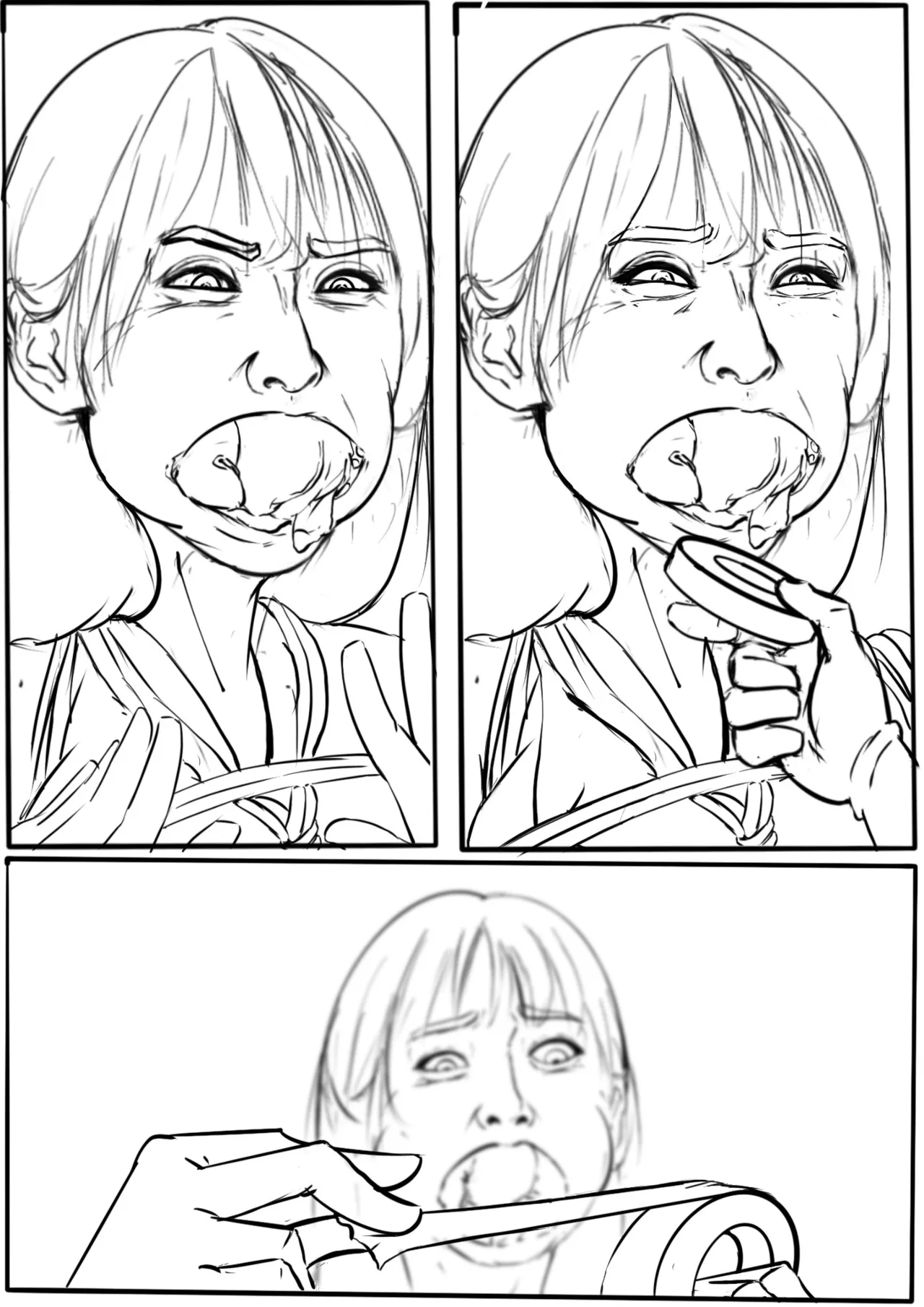 Bondage Short Manga comic - Page 6