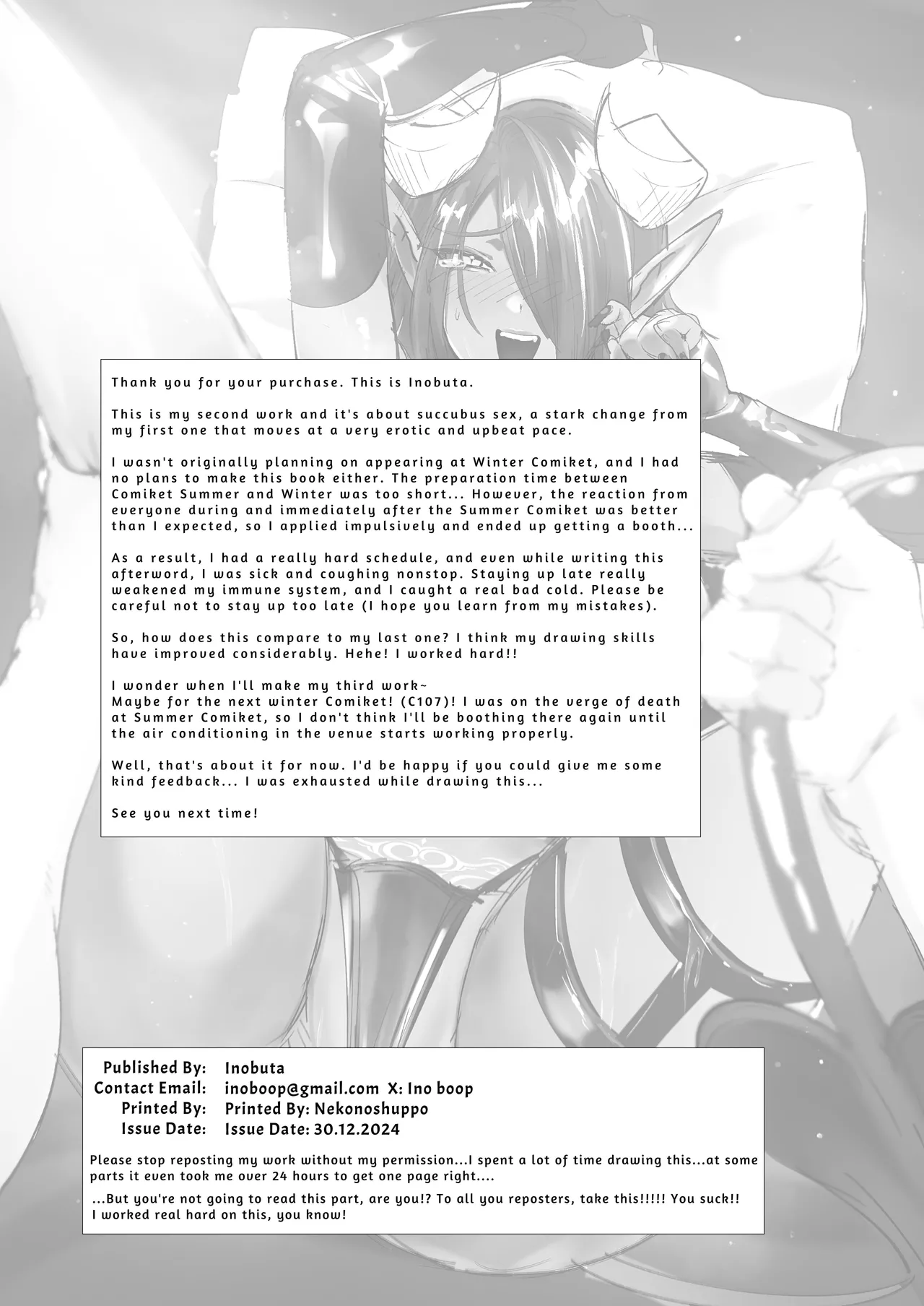 [Shishimusha (Inobuta)] Ponkotsu Succubus Chesuka-chan! ~Zetsurin Potion de Oni Chinpo to Kashita Jourenkyaku e no Seii no Claim Taiou~ | Hopeless Succubus! ~Sincere Service for the Customer with a Libido Potion Enhanced Demon Dick~ [English] [ApricotJam] [Digital] - Page 36