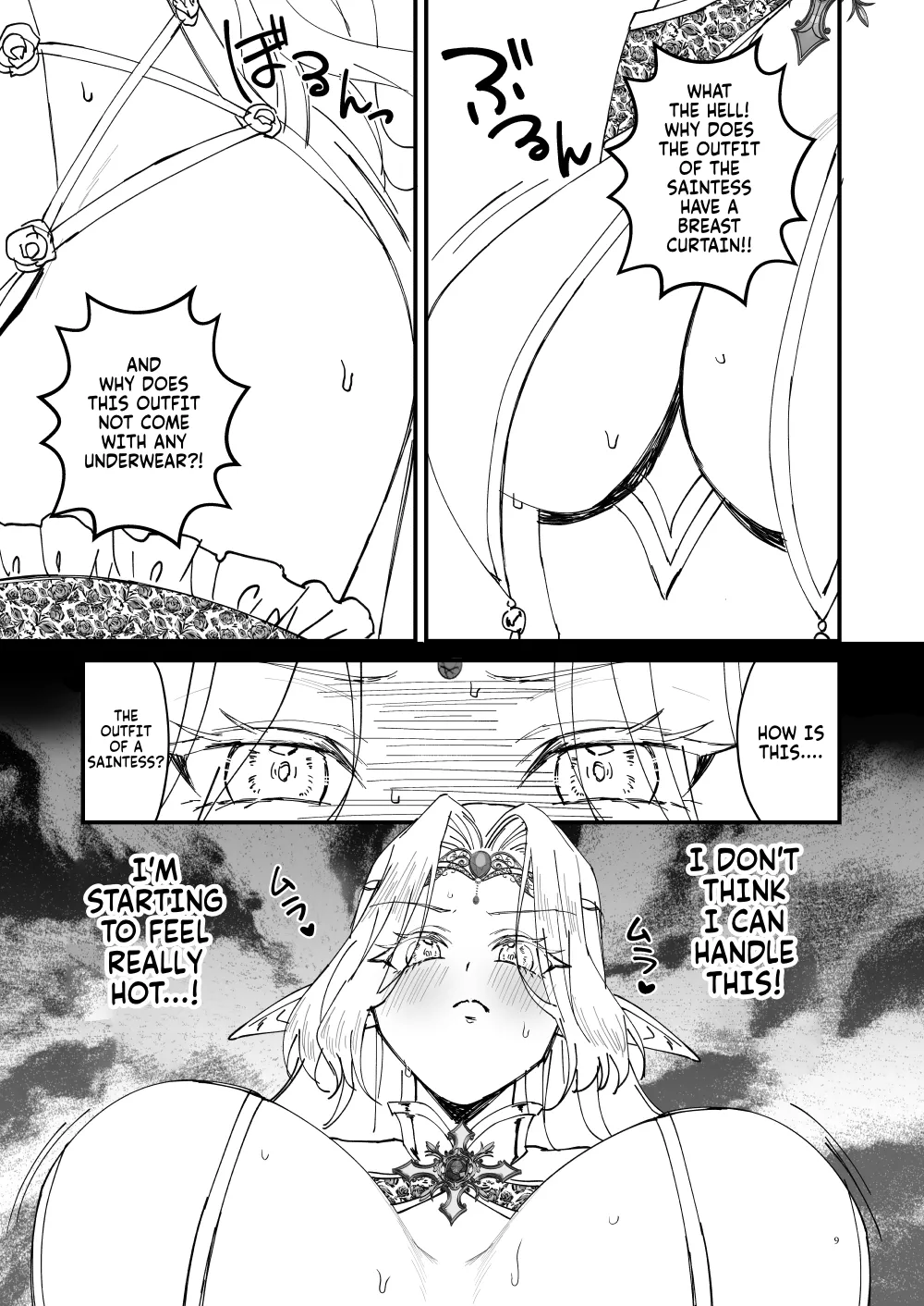 Honban Kinshi TS Tentei Junketsu Seijo no Dosukebe Etsurakutan - Page 8