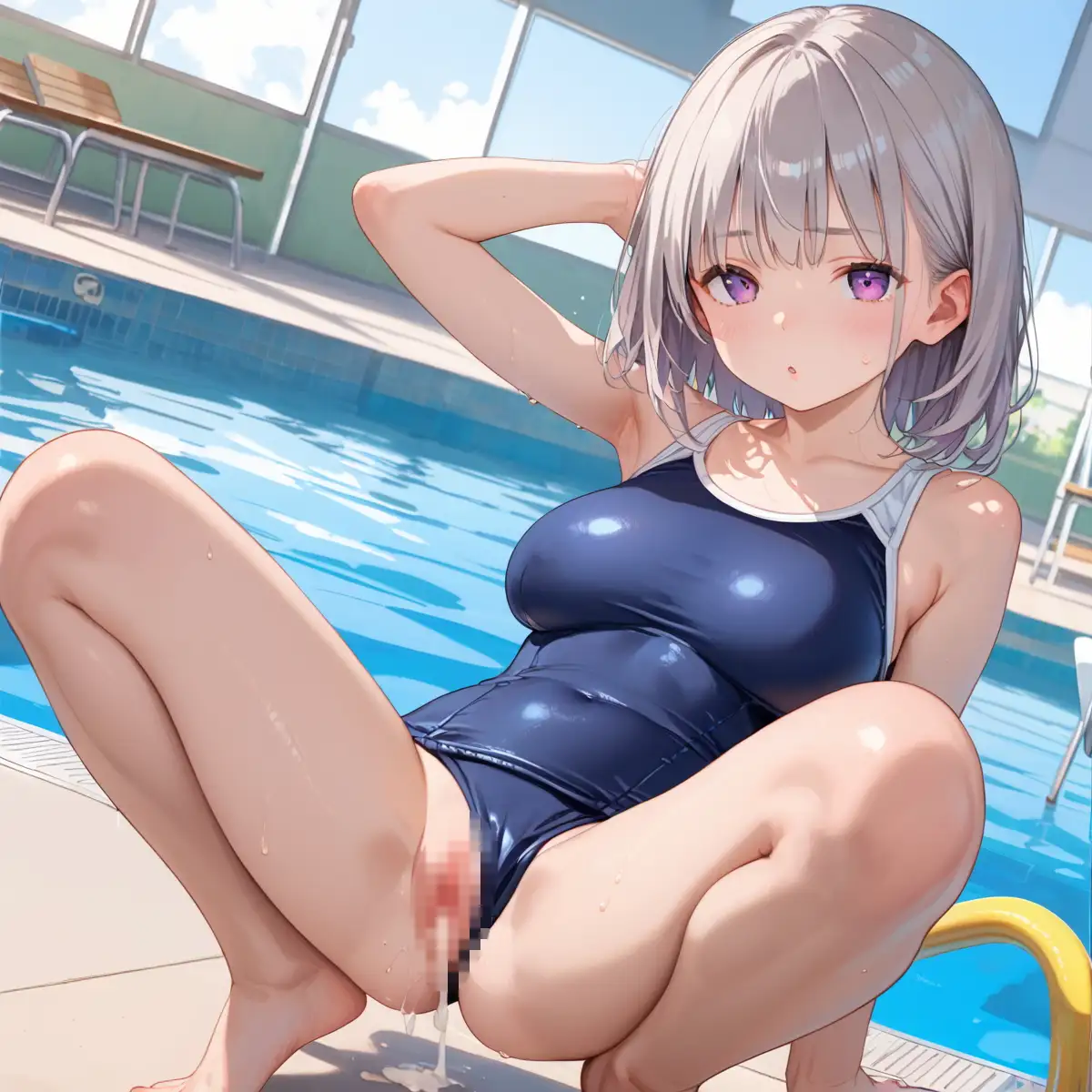 泳ぐよりエッチしよ？8〜水泳部はエチエチすぎる〜【厳選CG200枚収録】 - Page 135