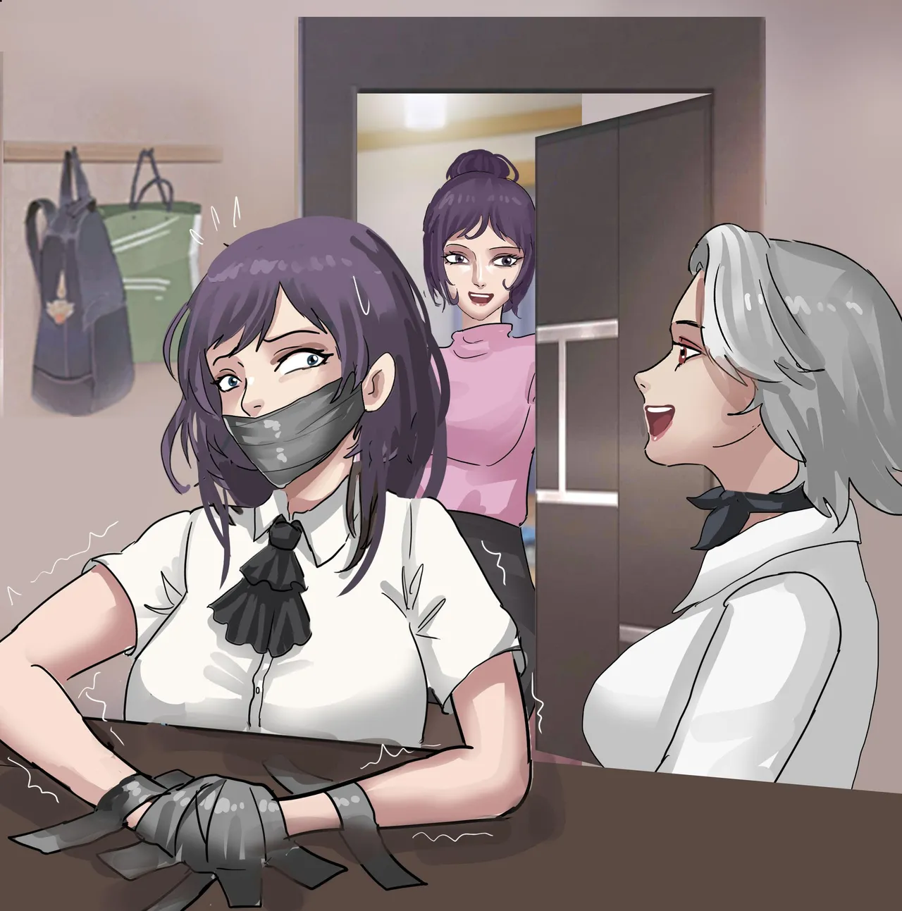 诡异家教  被骗缚的美丽母女 - Page 23