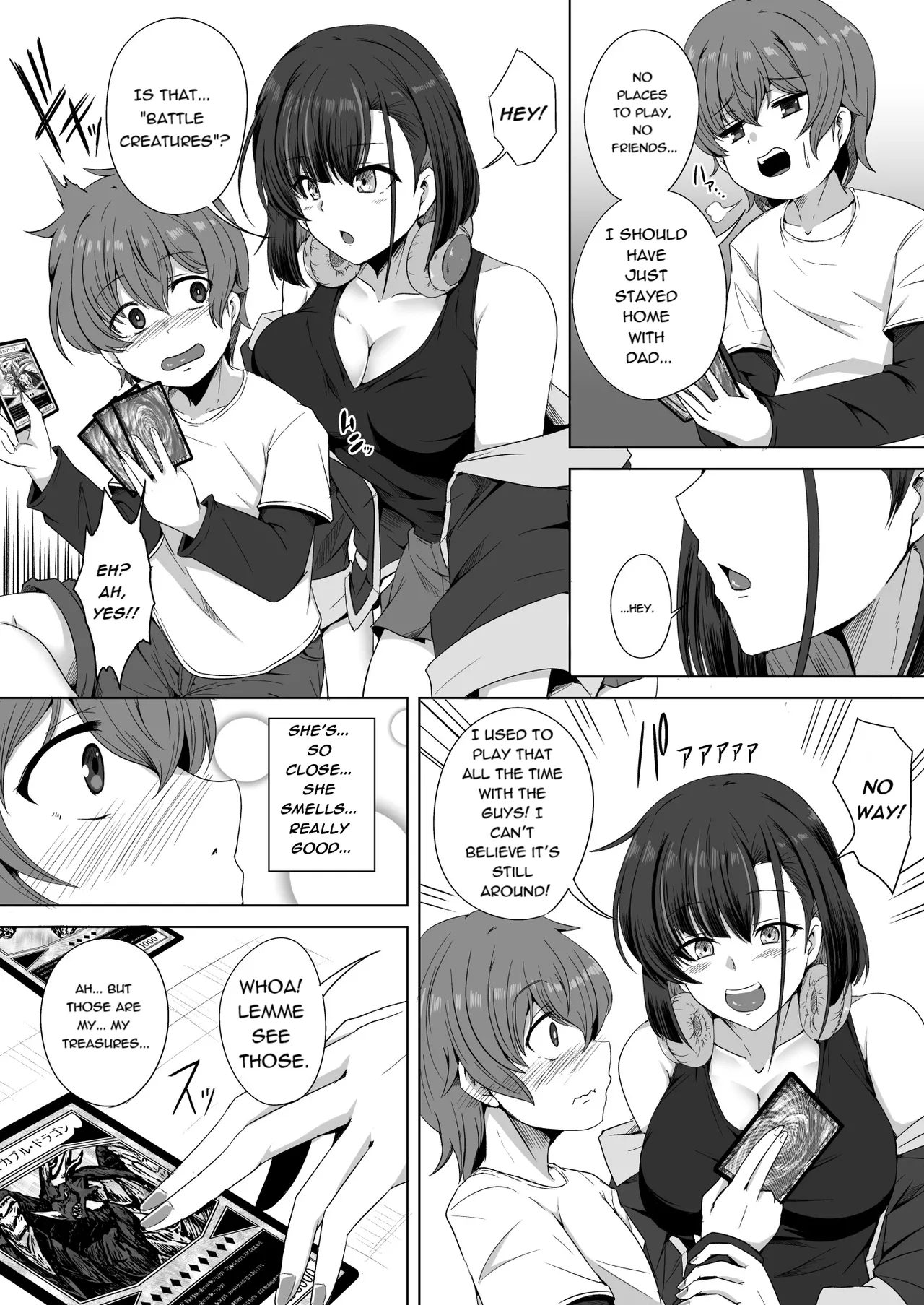 Haha no Jikka de Saikai Shita Sukoshi Kowai Itoko ga Oya ni Kakurete Ecchi na Asobi o Oshiete Kureta / My Slightly Dangerous Cousin Showed Me How to *Play* a Lewd Game While My Parents Weren't Looking - Page 7