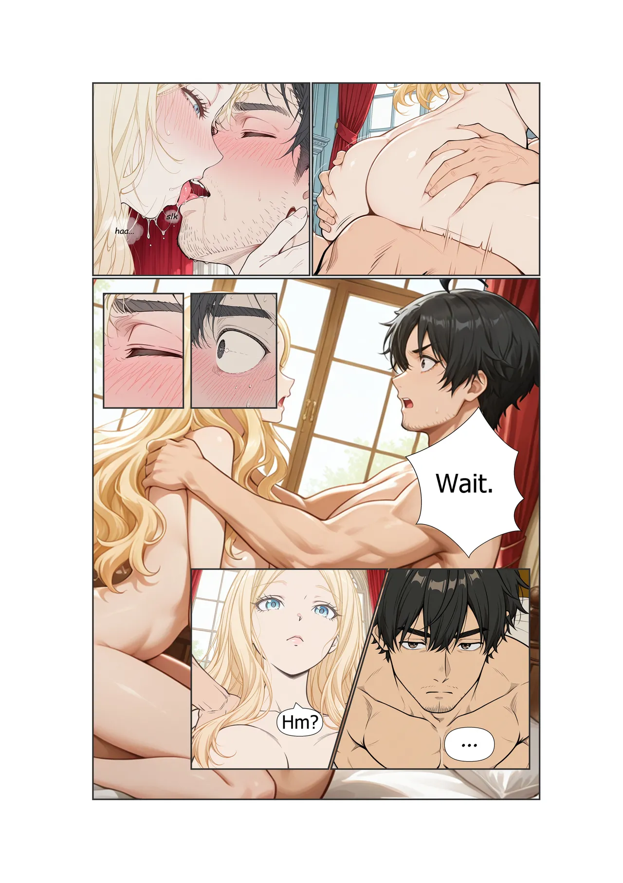 Stranded Harem | Chapter 1: The Morning She Withheld - Page 12