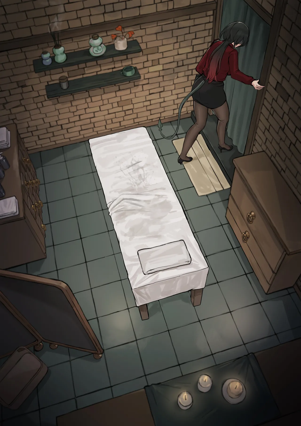 [FrozenSpiderLily] 【简·杜-她的解压秘仪】|【Jane Doe - Her Private Ritual for Release】（中文）（q8Vxx译） - Page 27