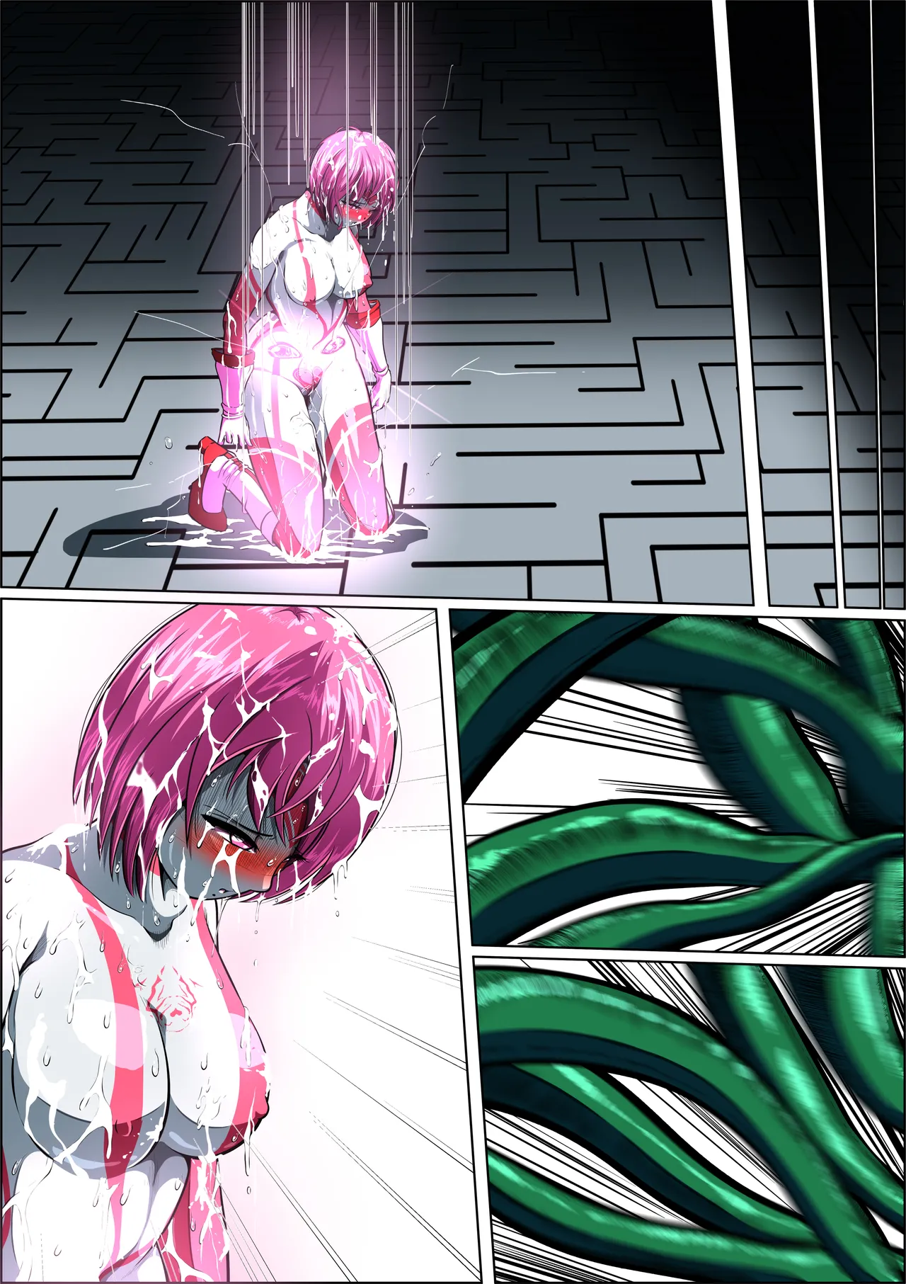 Can't escape from the tentacles...?! - Page 36