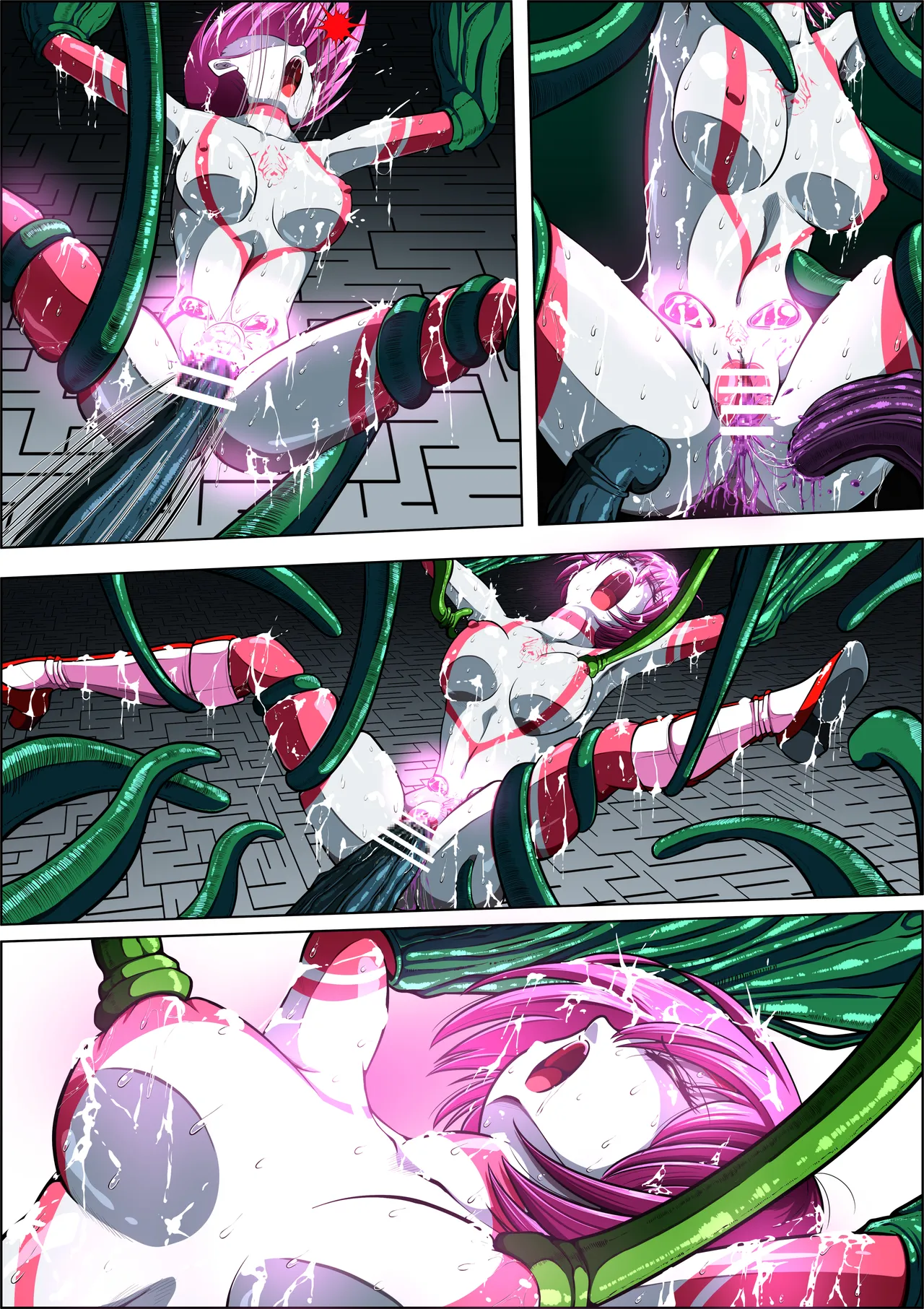 Can't escape from the tentacles...?! - Page 41