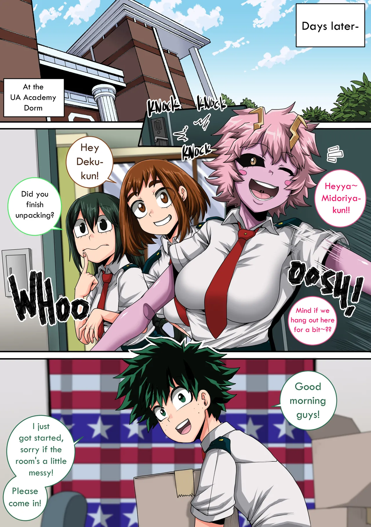 My Harem Academia Chapter 8 Part 3 Breaking into a broken heart - Page 108