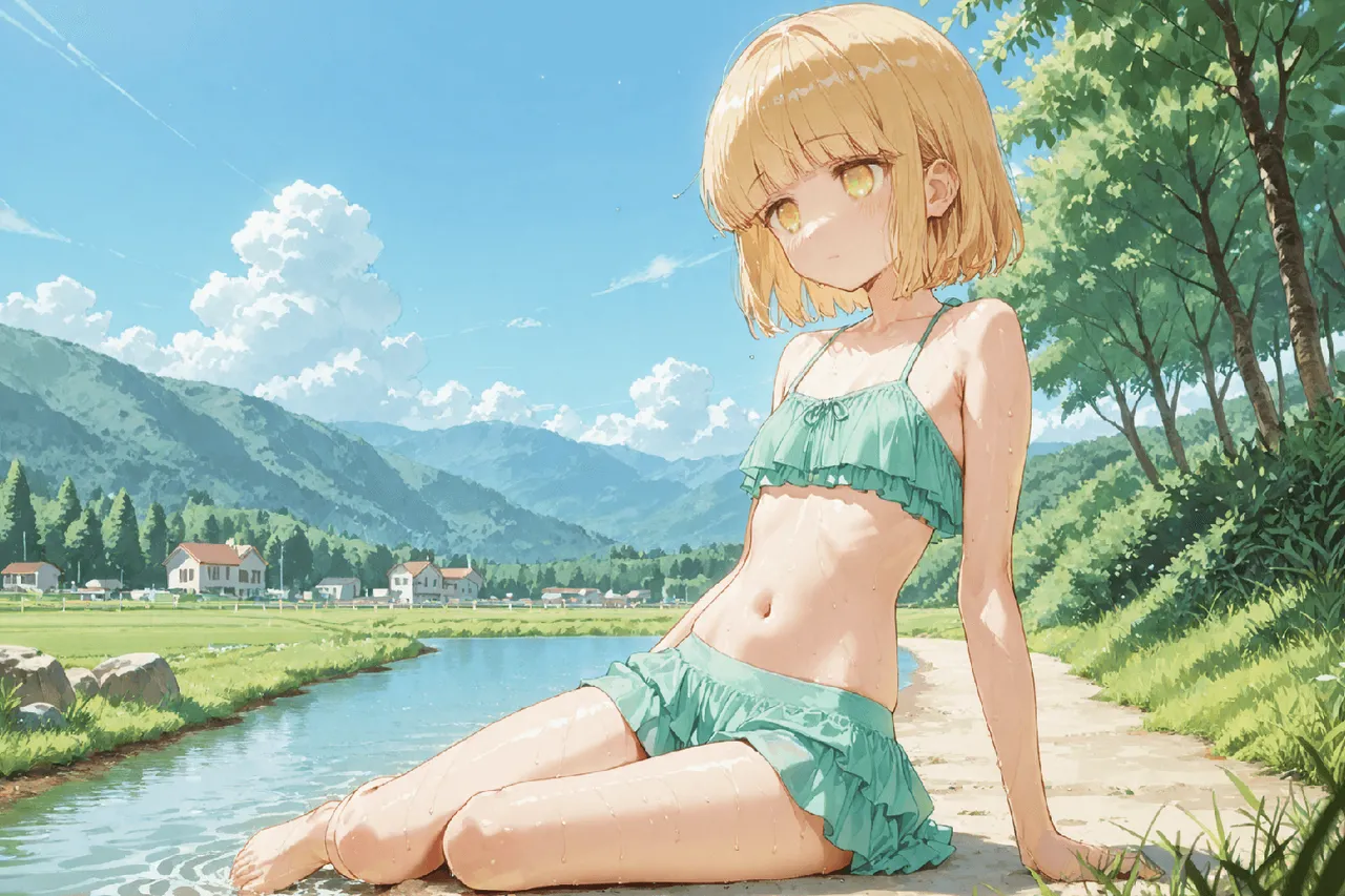 川遊びの日の式守さん - Page 71