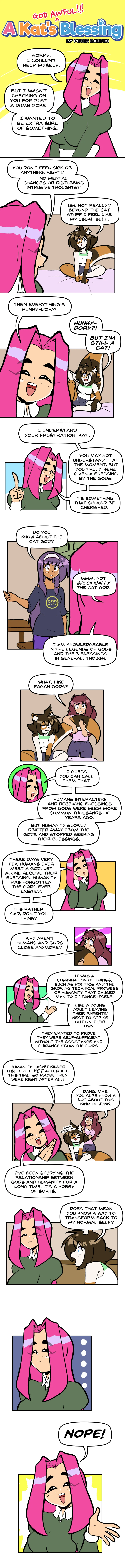 [Megazone23] A Kat’s (GOD AWFUL!!!) Blessing [Ongoing] - Page 64