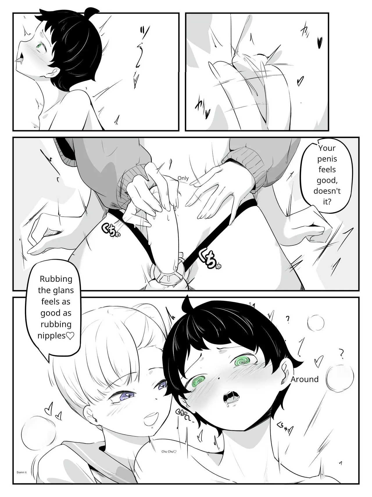 How to make a weak boy who ejaculates with a fake chastity belt strap-on 2 - Page 19