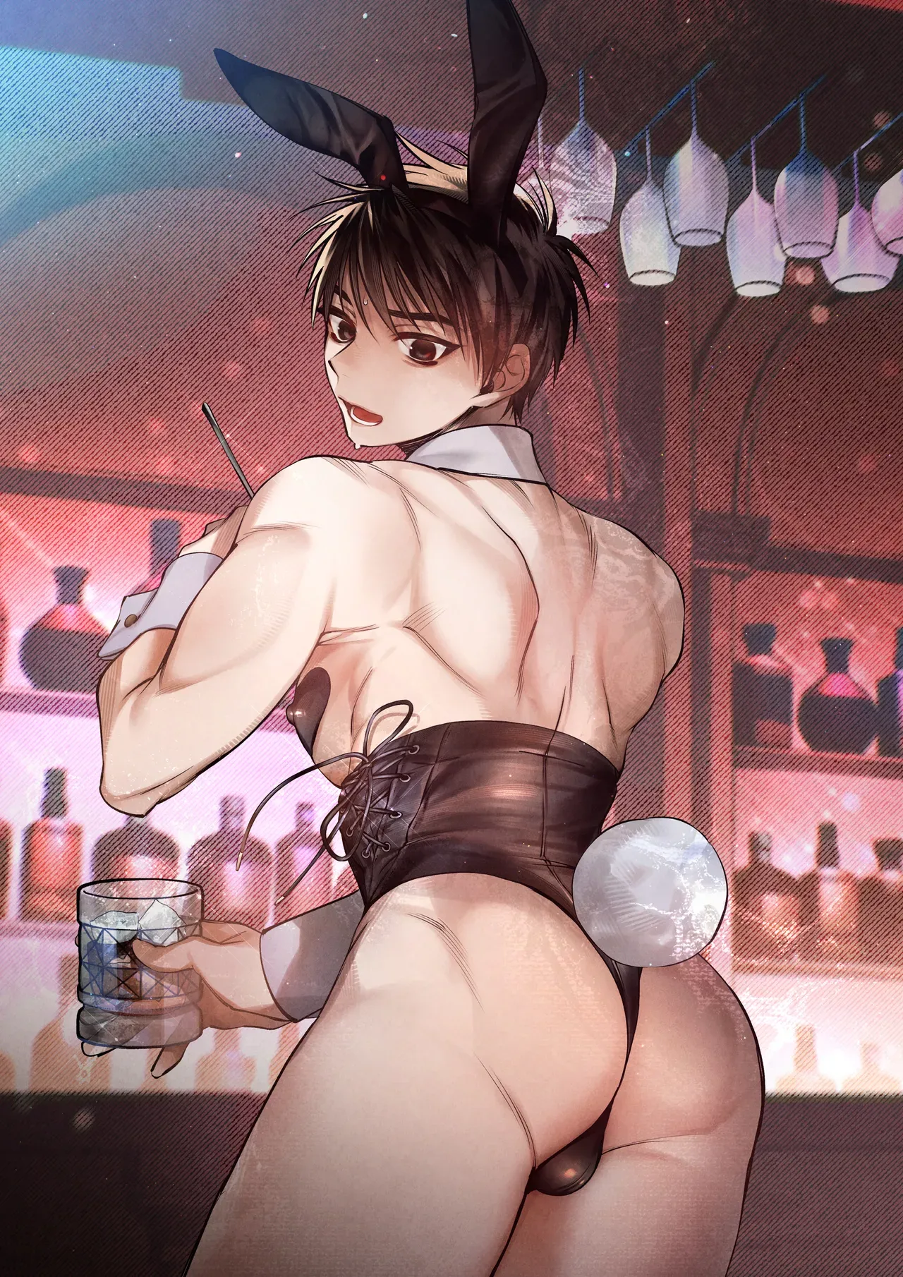 [Inutohone (Shikan)] Yukizuri Bunny to okirakuetchi  與偶遇的兔男郎來場輕鬆的一夜情吧[DL版] chinese TR (ai翻譯） - Page 50