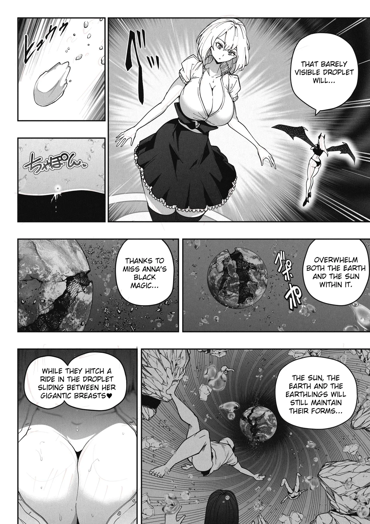 [Soryuu] Shinchou 1680-oku km no Joshi ga Tatta 1-man km Shika Nai Chikyuu o Asobubu | A 168 Billion km Tall Girl Toys with the Mere 10,000 km Earth [English] - Page 22