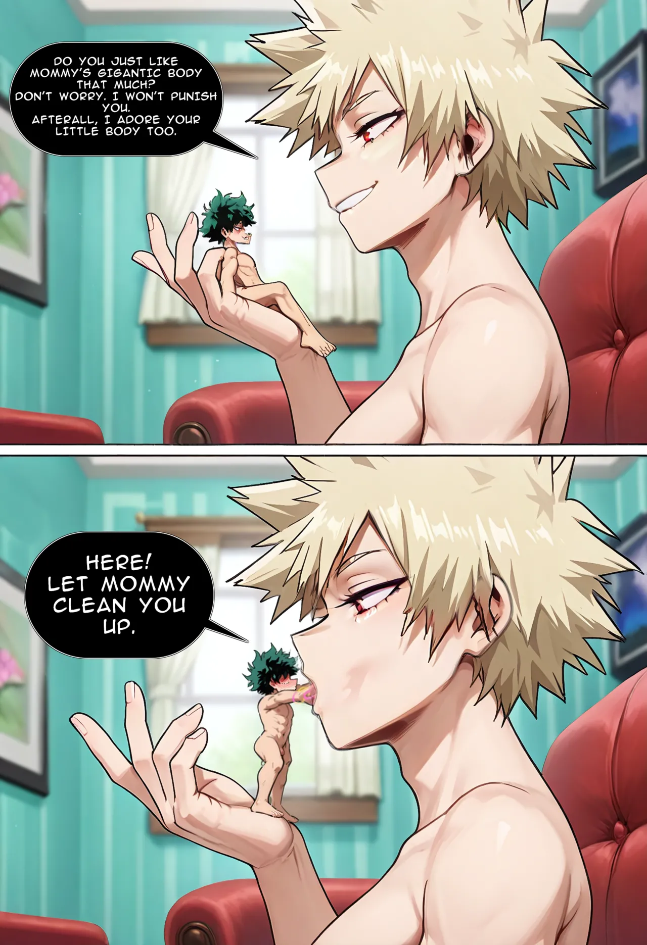 Giantess Comic - Mommy Mitsuki's Cravings can't be Satisfied - Page 16