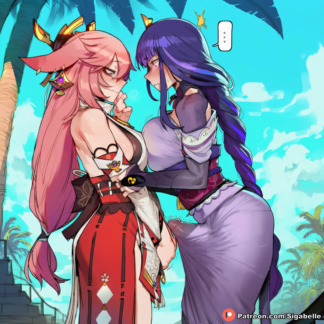 Raiden Shogun x Yae Miko - Page 36