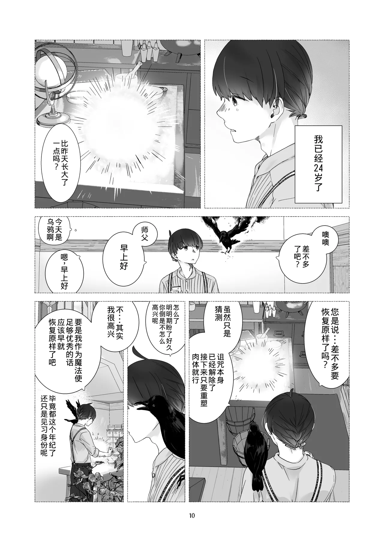 Minarai Mahoutsukai-kun to Hana no Namae - Apprentice Wizard and his Bluebell Flower. - Page 9
