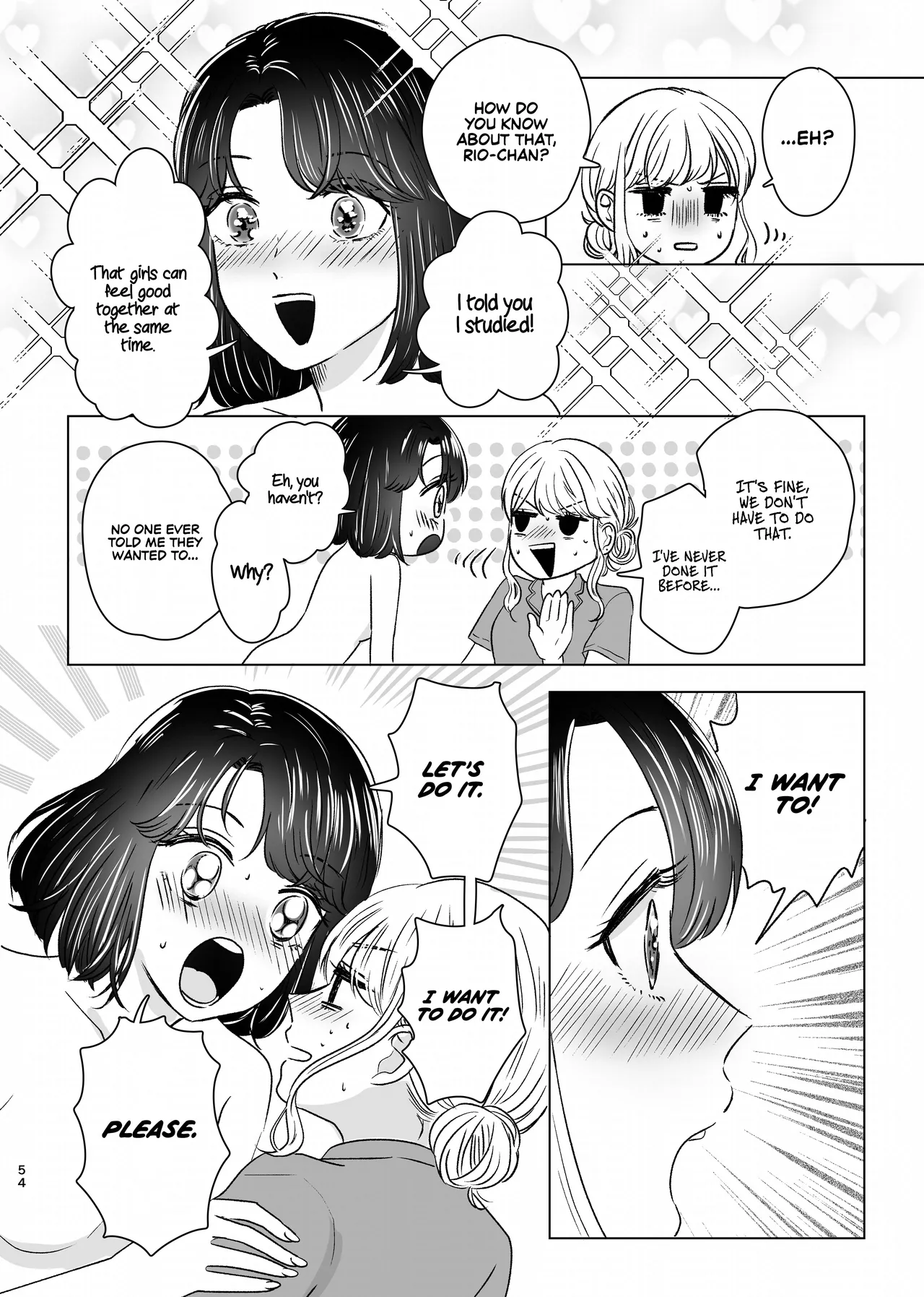 Hajimete Yuri Ecchi | First Time Yuri Sex - Page 53