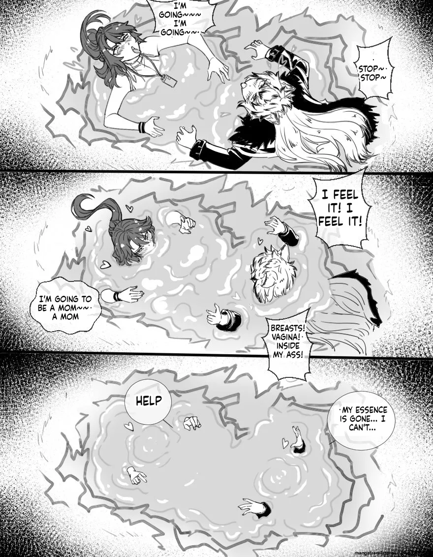 Silverash♀ Falls into a Tentacle Hole - Page 35