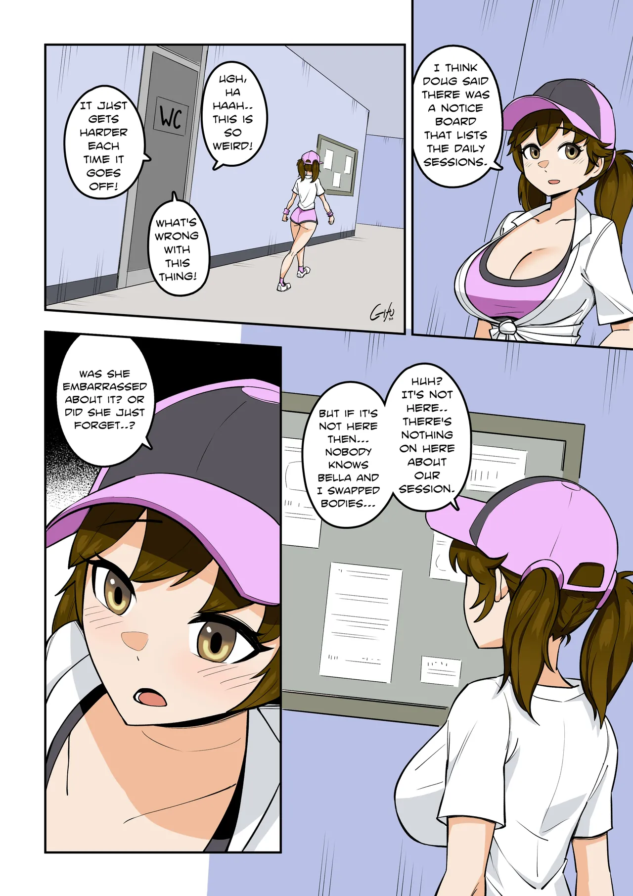 Kawaii Tsun'aho/ Swapping Gym Comic - Page 24