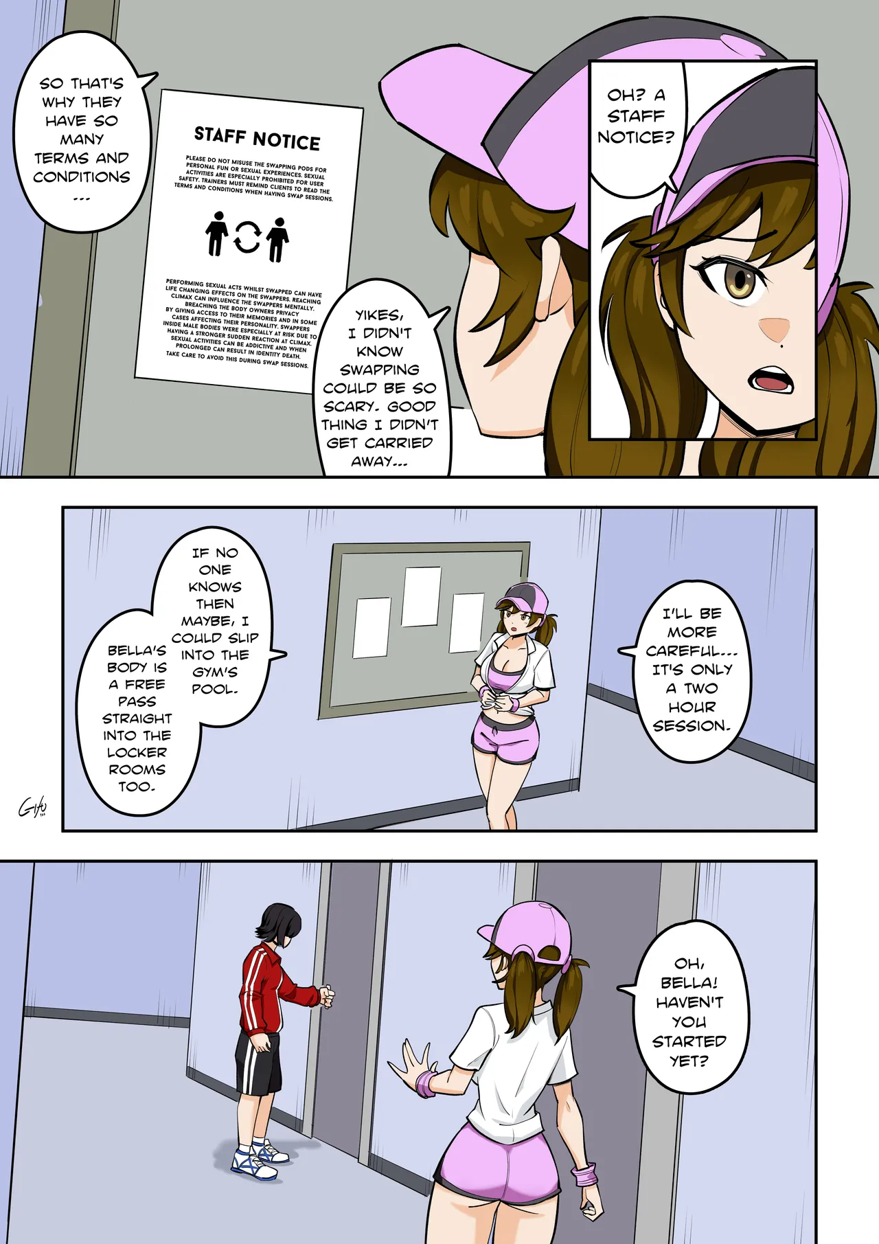 Kawaii Tsun'aho/ Swapping Gym Comic - Page 25