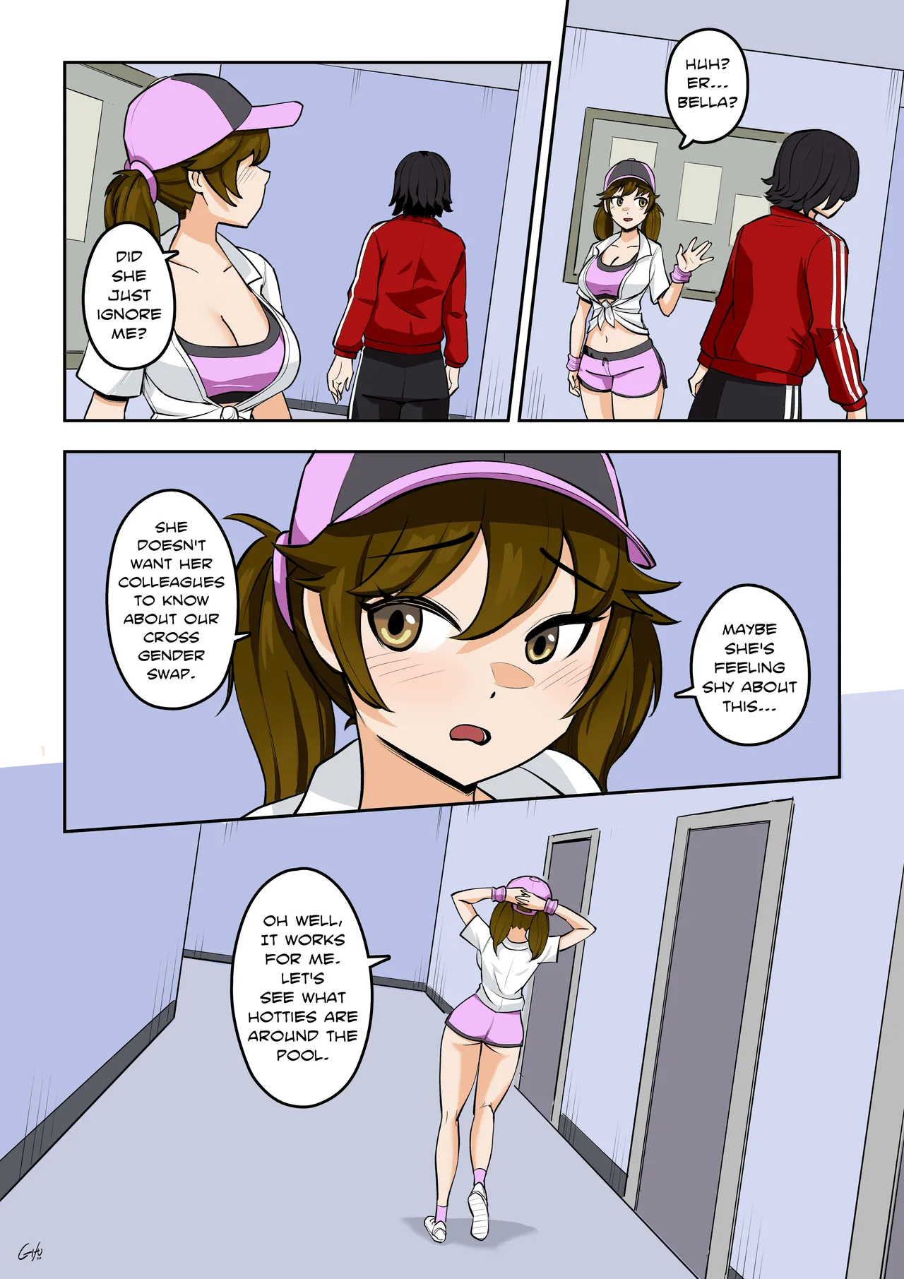 Kawaii Tsun'aho/ Swapping Gym Comic - Page 26