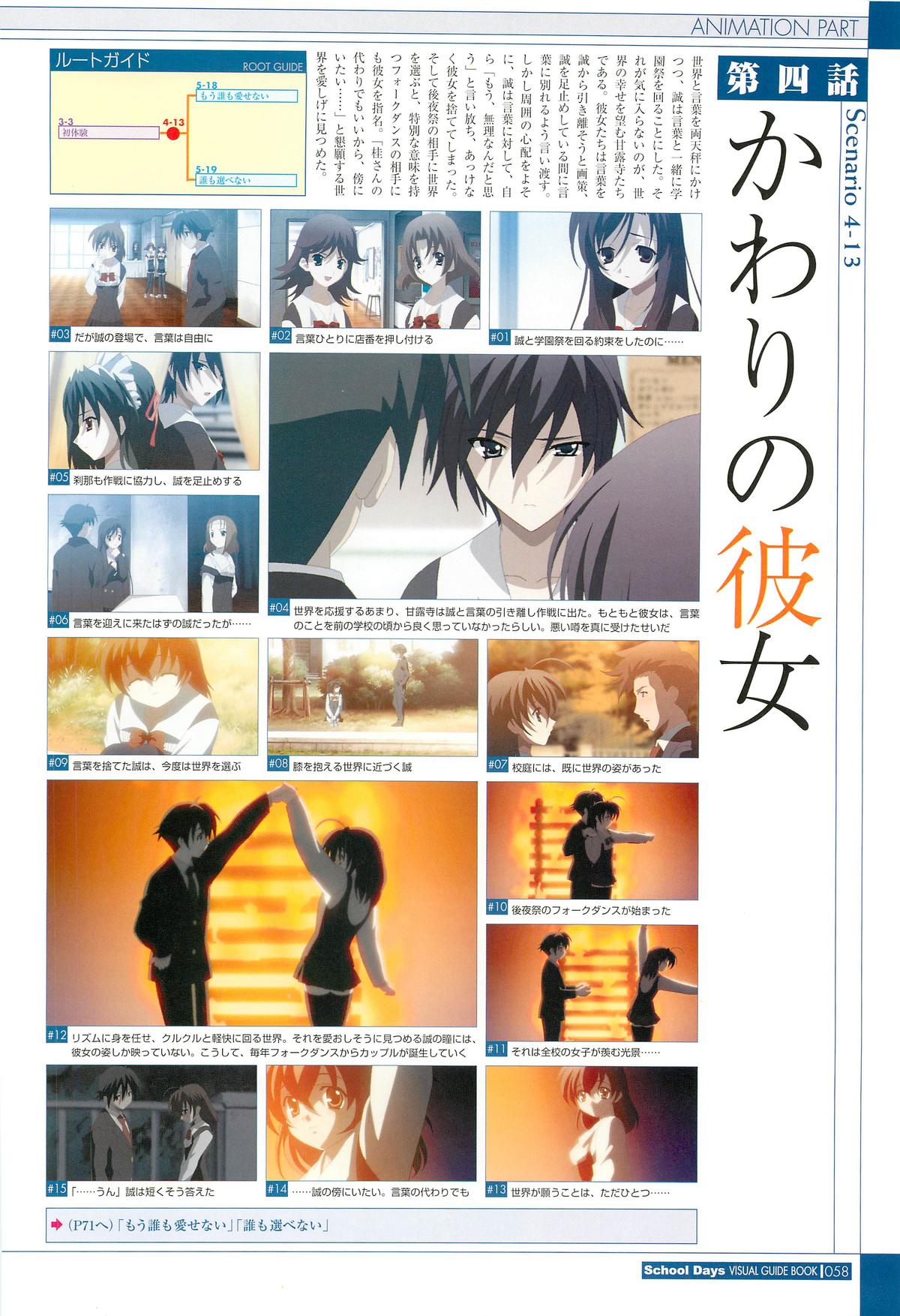 School Days Visual Guide Book - Page 60