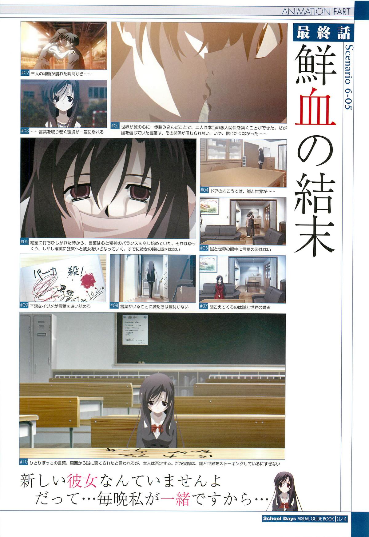 School Days Visual Guide Book - Page 76