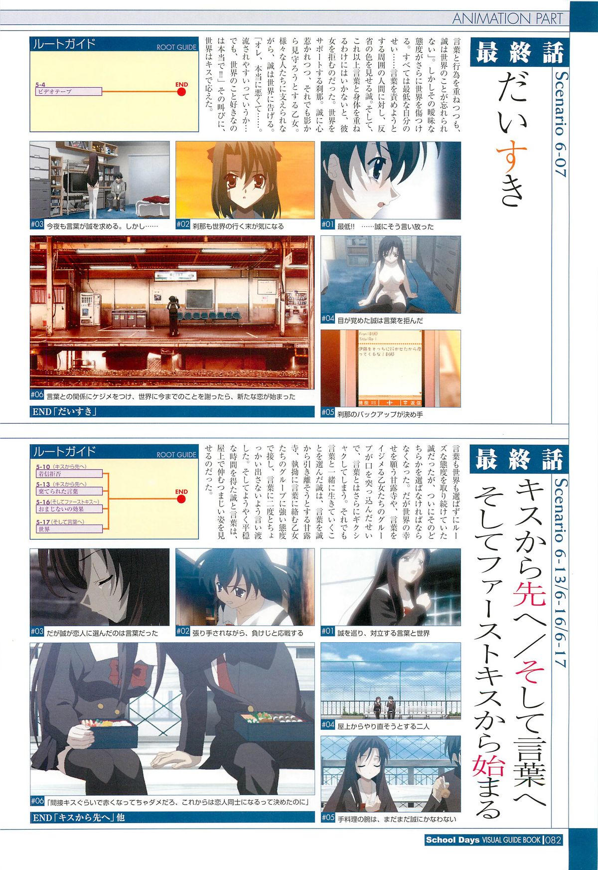 School Days Visual Guide Book - Page 84