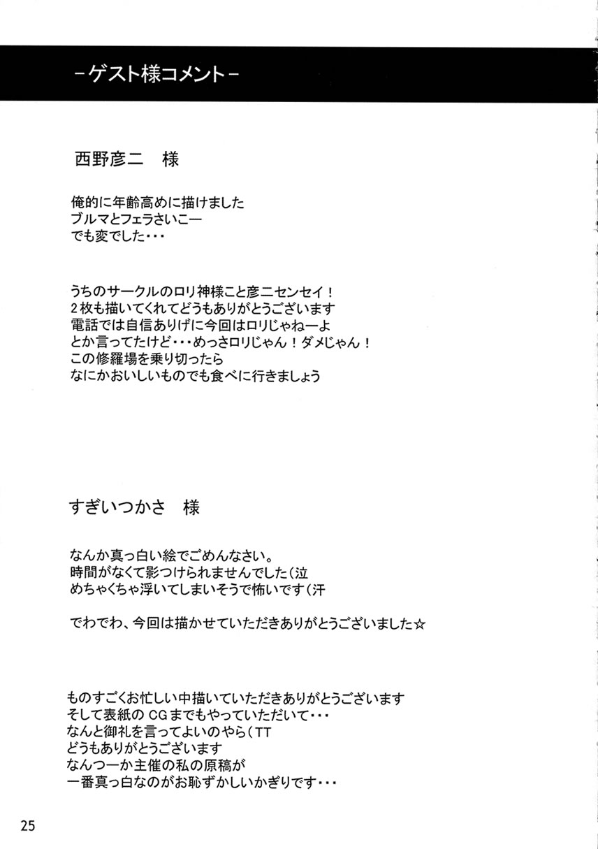 (C63) [THE FLYERS (Naruse Mamoru)] -Extra- (With You ~Mitsumete Itai~) - Page 24