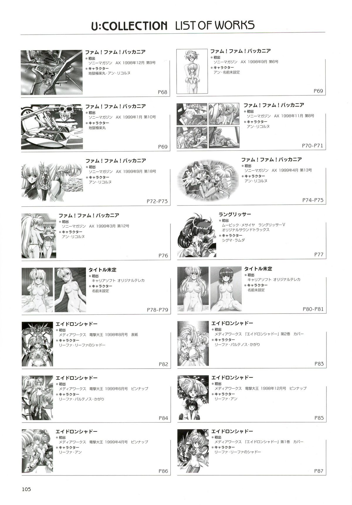 Urushihara Satoshi Illustrations U:COLLECTION - Page 100