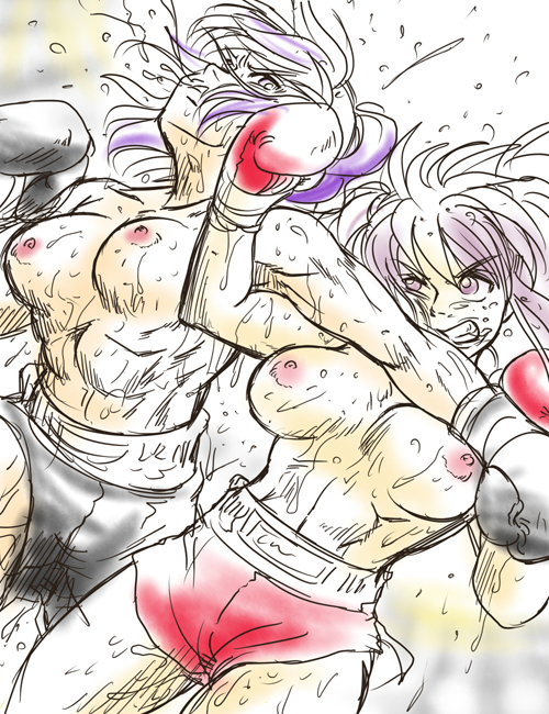 Girl vs Girl Boxing Match 4 by Taiji - Page 6