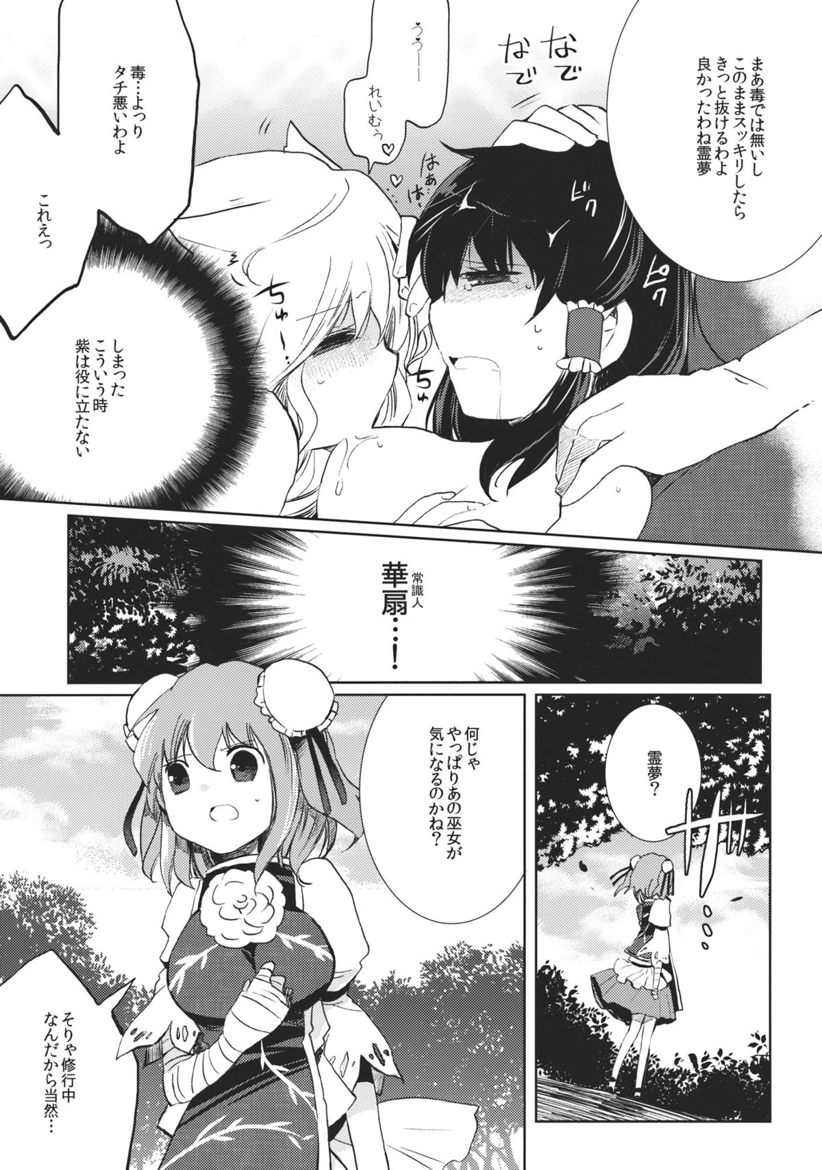 Midarekitta Reimu ni Mono Mousu!? - Page 13