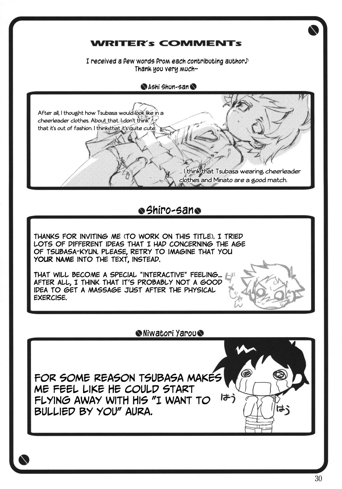 Tsubasa x4 no Naisho - Page 30