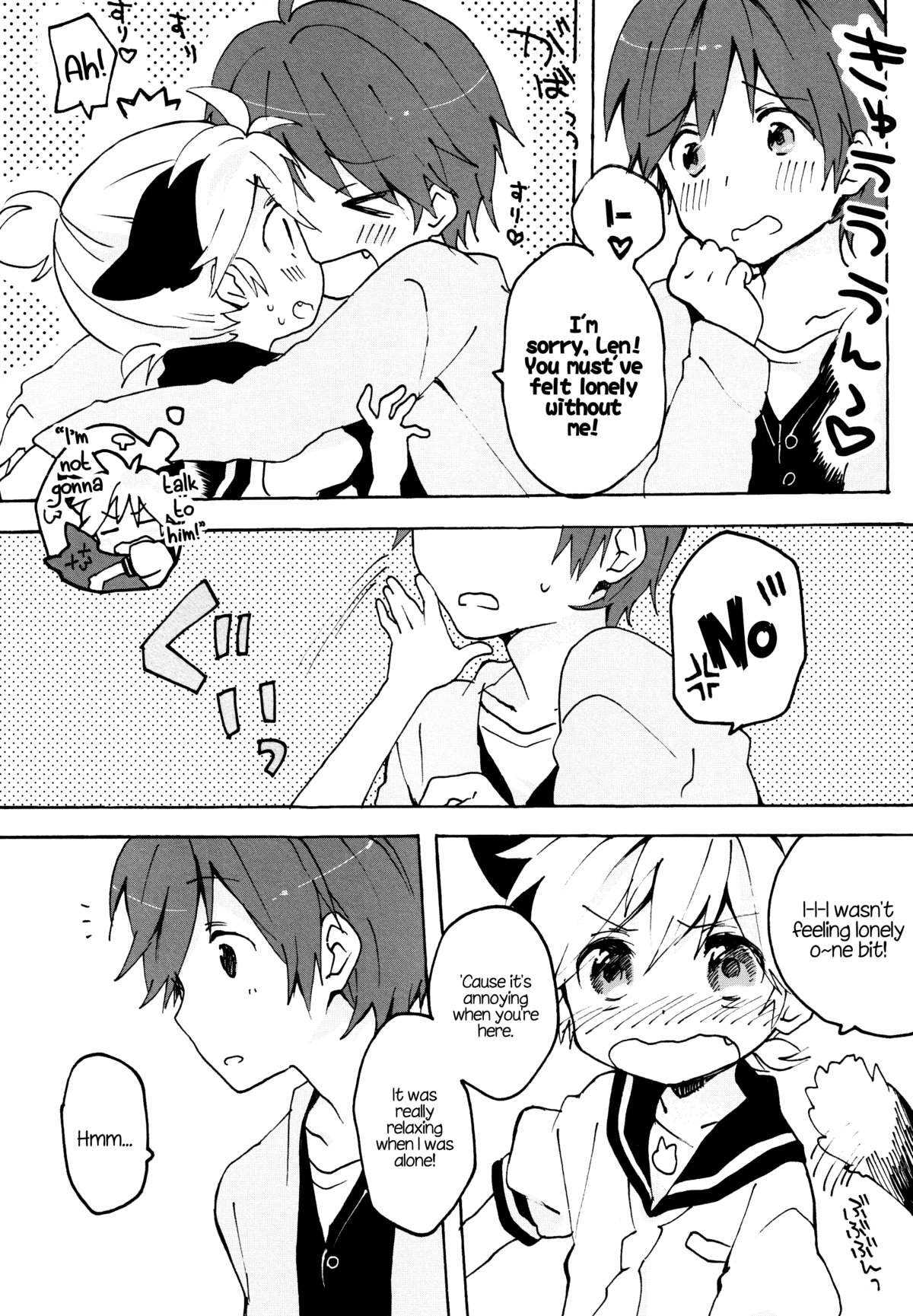 Nuko Len-kyun to Nuko Nuko suru Hon. | Kitty Kitty Bang Bang with Catboy Len - Page 5