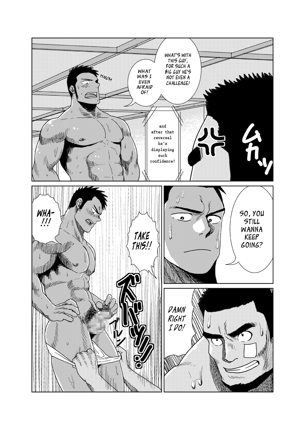 Professional!? Muscular Underwear Wrestling + I Defintely Won't Model!! - Page 18
