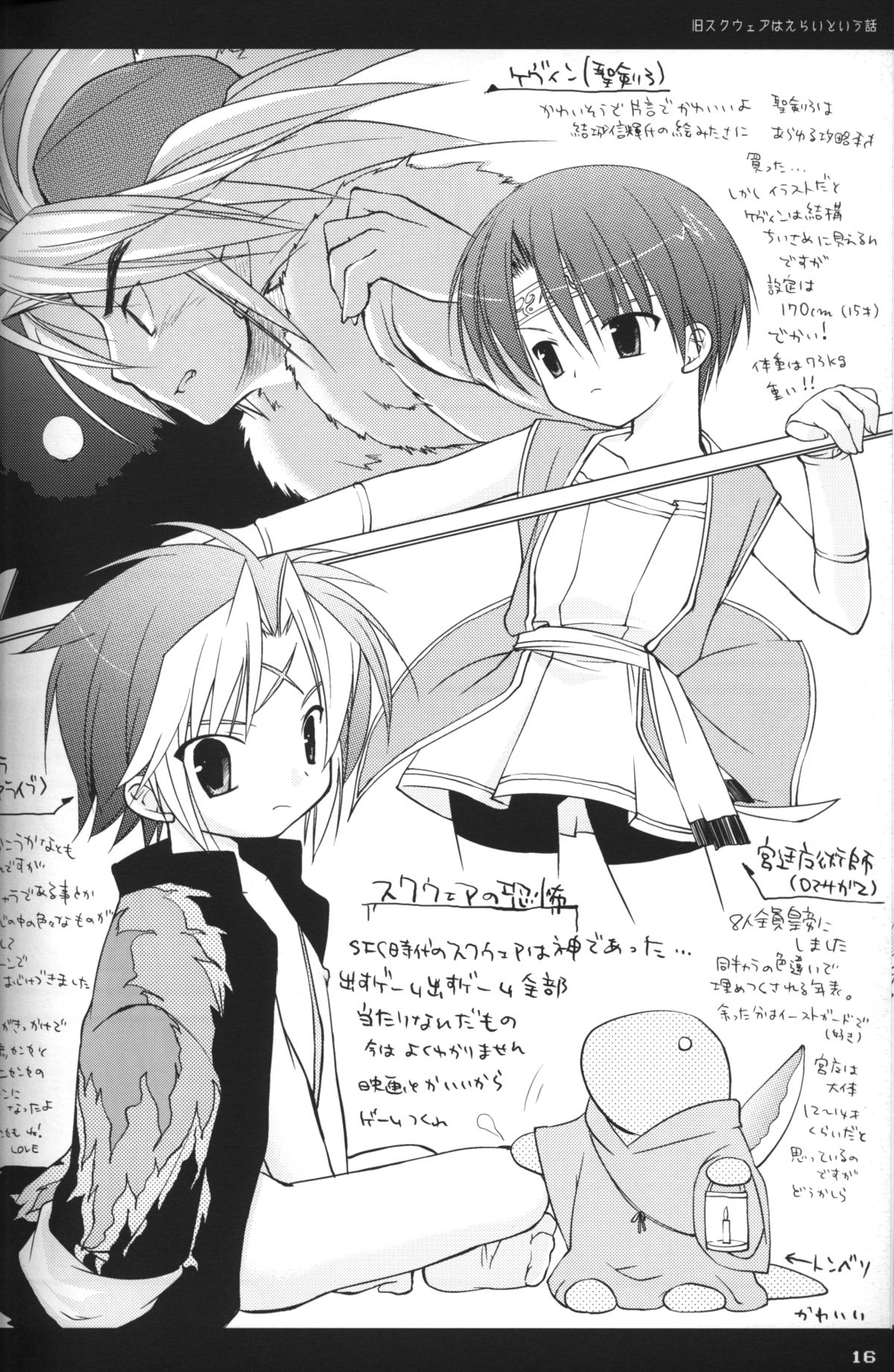 Rakuji Rekitei - Retro Game Only Fan Book - Page 15